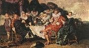 Dirck Hals Amusing Party in the Open Air Germany oil painting artist